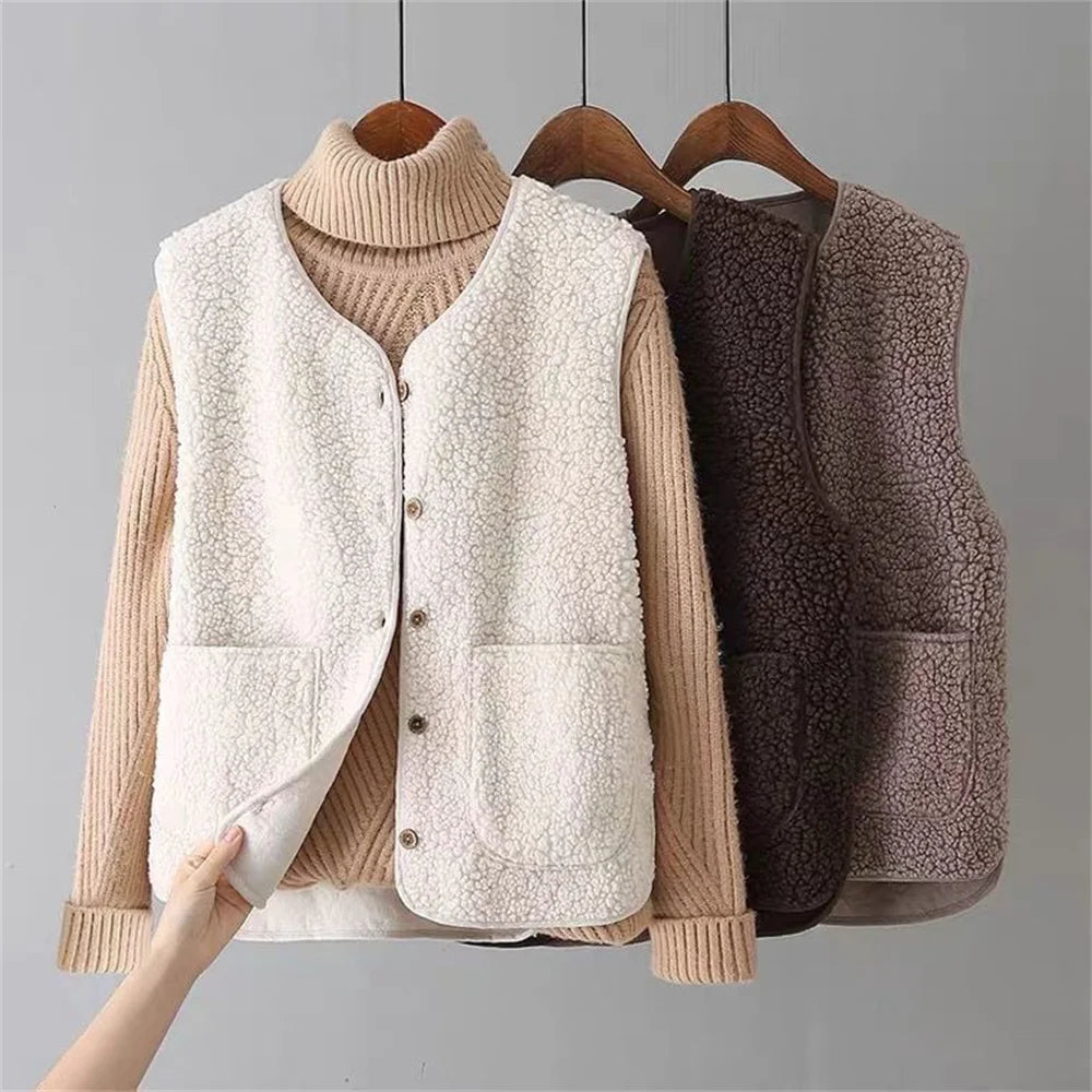 Clara Cozy Sherpa Vest