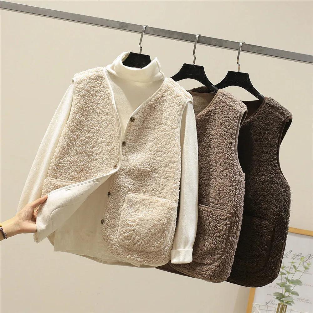 Clara Cozy Sherpa Vest