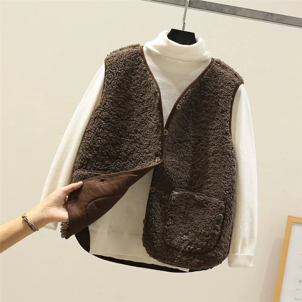 Clara Cozy Sherpa Vest