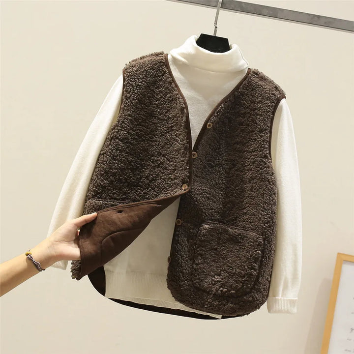 Clara Cozy Sherpa Vest