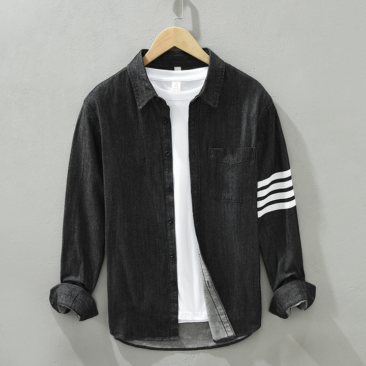Varsity Denim Shirt