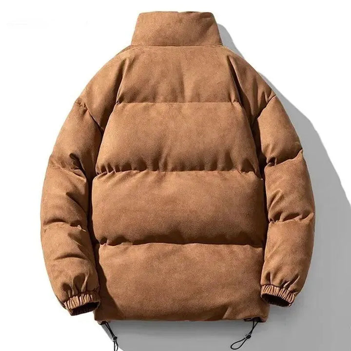 Alpine Suede Puffer Jacket
