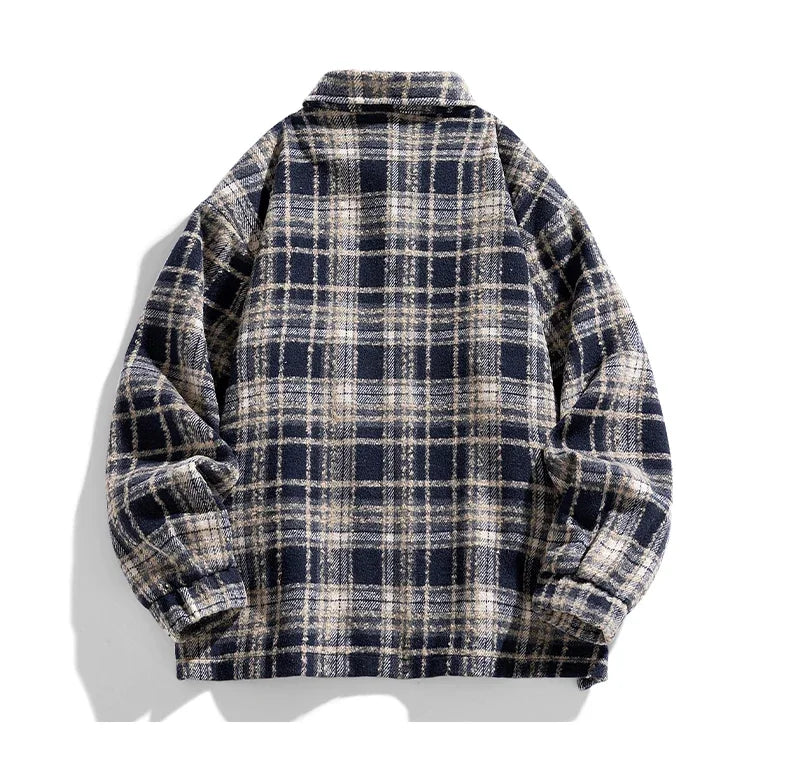 Classic Plaid Cashmere Jacket
