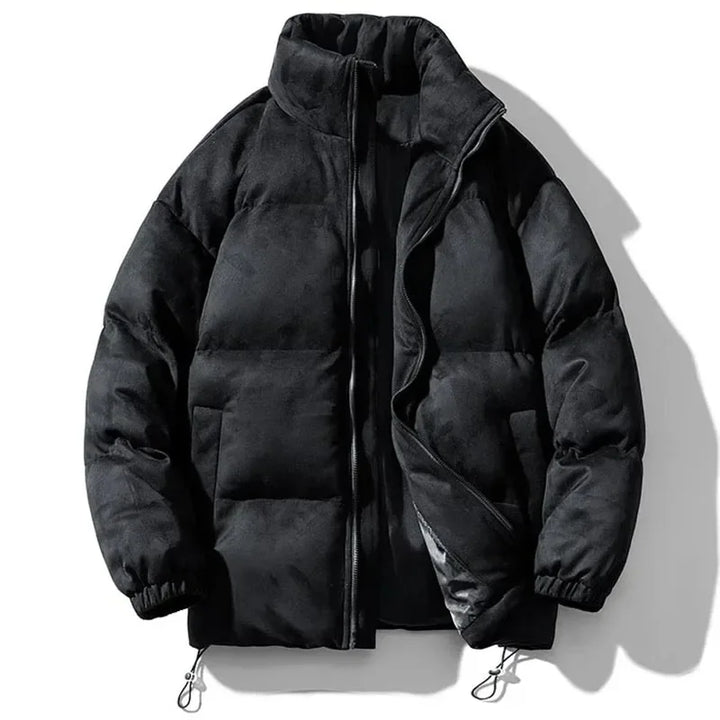 Alpine Suede Puffer Jacket