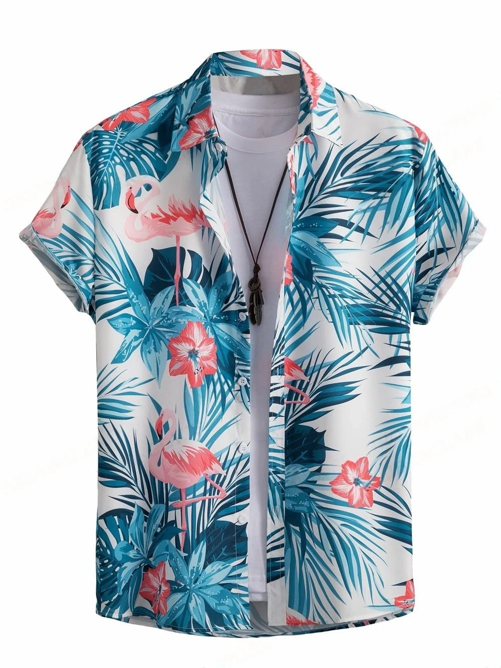 Luca Ferarro Floral Button-Up Shirt