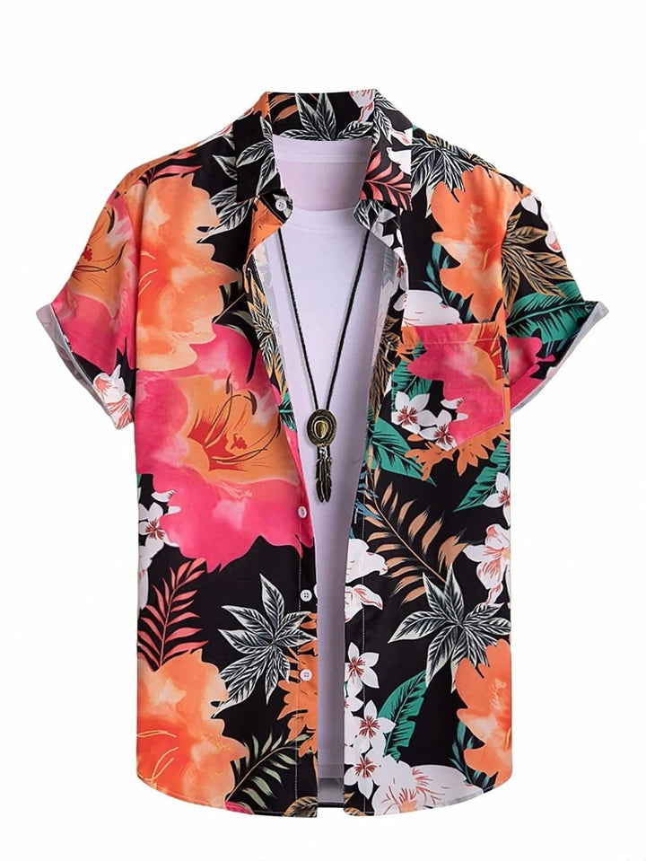 Luca Ferarro Floral Button-Up Shirt