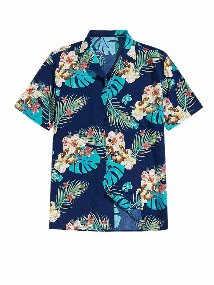 Luca Ferarro Floral Button-Up Shirt